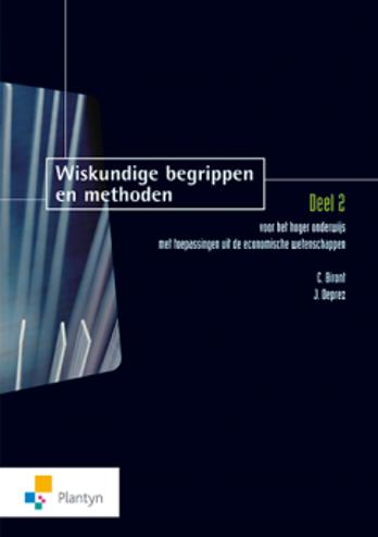 9789030136880 - Wiskundige begrippen en methoden deel 2