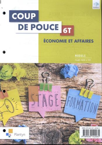 9789030142065 - Coup de Pouce 6 T Économie et Affaires wb (incl scoodle)