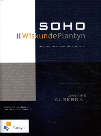9789030143833 - SOHO wiskunde Plantyn lineaire algebra I