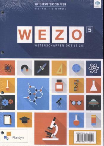 9789030151944 - WEZO Wetenschappen doe je zo 5 (4u) lwb (incl scoodle)
