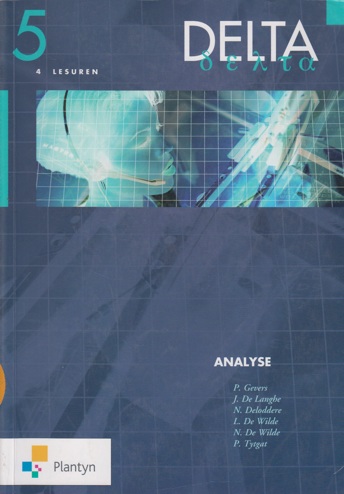 9789030177586 - Delta 5 analyse 4u ook voor 3u (+ cd-rom)