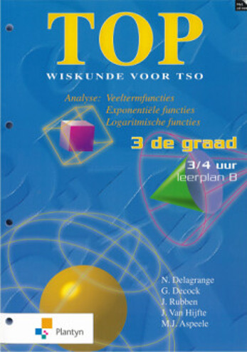 9789030180005 - Top 3de graad analyse (3/4u) leerplan b (incl cd-rom)