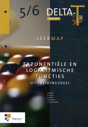9789030182399 - Delta-t 5/6 leermap exponentiele/logaritm functies uitbreid