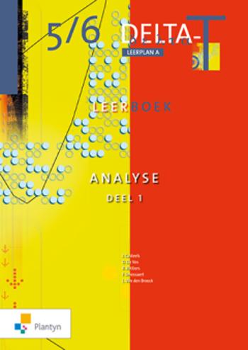 9789030183969 - Delta-t 5/6 leerboek analyse 1 leerplan a (+ cd-rom)