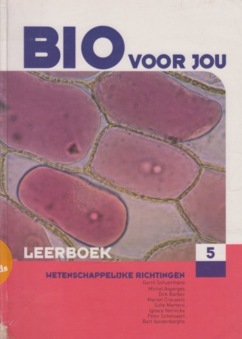 9789030635253 - Bio voor jou 5 leerboek wetenschappelijke richtingen