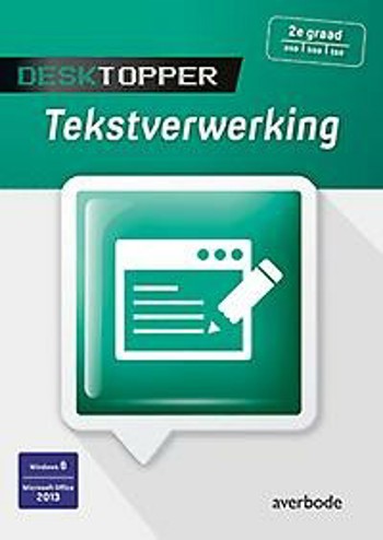 9789031738151 - Desktopper tekstverwerking windows 8/office 2013