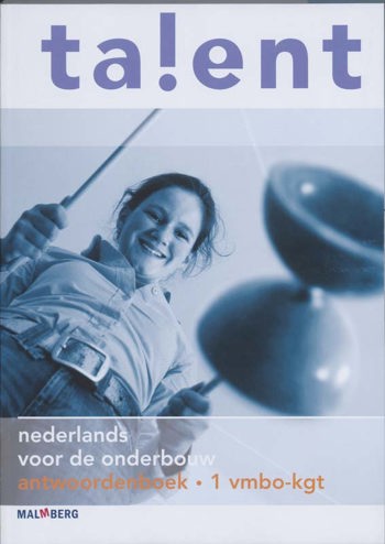 9789034545305 - Talent 1 vmbo-kgt antwoordenboek