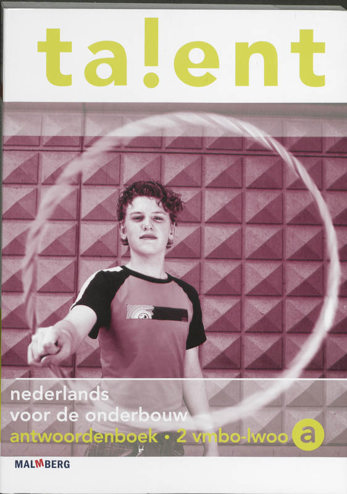 9789034545336 - Talent 2 vmbo-lwoo antwoordenboek