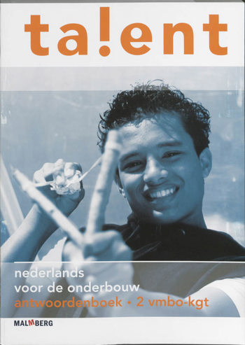 9789034545350 - Talent 2 vmbo-kgt antwoordenboek