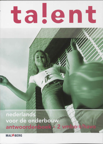 9789034545367 - Talent 2 vmbo-t/h antwoordenboek