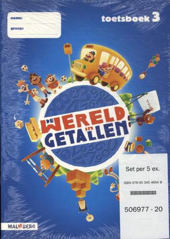 9789034546548 - De wereld in getallen (4e editie) groep 3 toetsboek