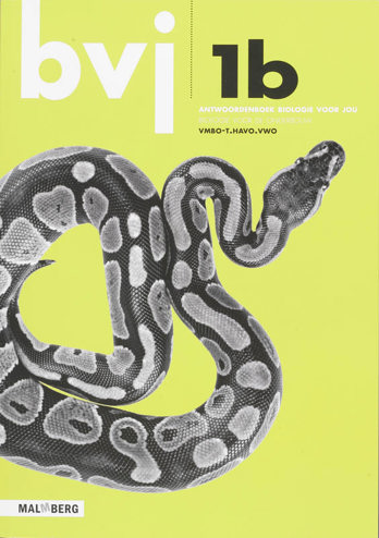 9789034547293 - Biologie voor jou 1 vmbo-t/hv antwoordenboek deel b