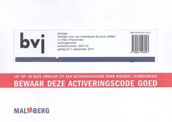 9789034547453 - Biologie voor jou 2 vmbo-t/hv leerlinglicentie