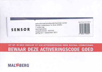 9789034548955 - Sensor 1 vmbo-kgt leerlinglicentie