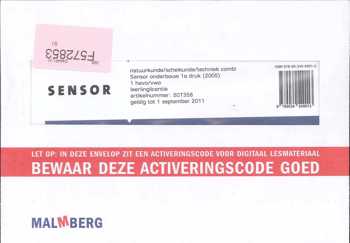 9789034549013 - Sensor 1hv leerlinglicentie