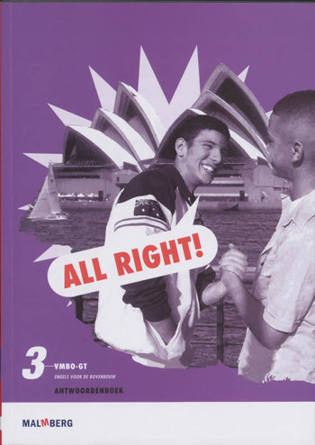 9789034553034 - All right! 3 vmbo-gt antwoordenboek