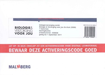 9789034555892 - Biologie & verzorging voor jou havo/vwo dl 1/2/3 leerl.lic