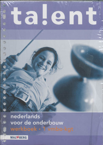 9789034556691 - Talent 1 vmbo-kgt werkboek/epack