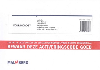 9789034557247 - Your biology 1hv leerlinglicentie