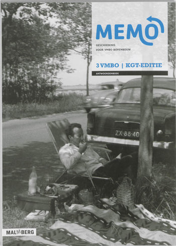9789034558312 - Memo 3 vmbo-kgt antwoordenboek