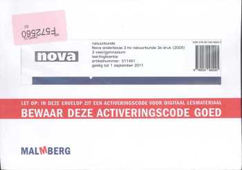 9789034560025 - Nova nieuwe natuurkunde 3v/gymnasium leerlinglicentie