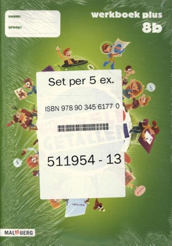 9789034561770 - De wereld in getallen (4e editie) groep 8 werkboek plus b