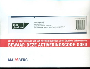 9789034569264 - Taalblokken 2 leerlinglicentie 15 maanden (ER)