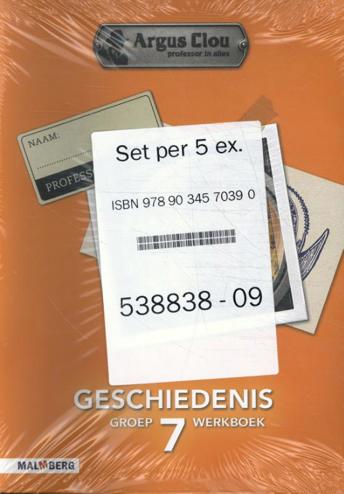 9789034570390 - Argus clou geschiedenis groep 7 werkboek