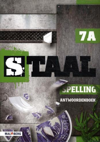 9789034571021 - Staal spelling groep 7 antwoordenboek