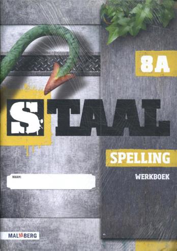 9789034571571 - Staal spelling groep 8 werkboek a