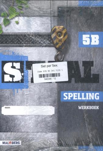 9789034571595 - Staal spelling groep 5 werkboek b