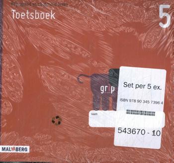 9789034573964 - Grip op lezen groep 5 toetsboek