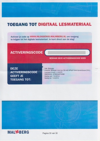 9789034574398 - Biologie voor jou 4/5h leerlinglicentie