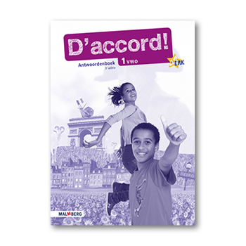 9789034576255 - D'accord 1v antwoordenboek