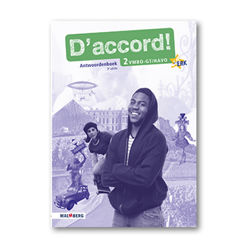 9789034576293 - D'accord 2 vmbo-gt/h antwoordenboek