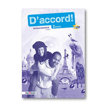 9789034580122 - D'accord 3h antwoordenboek