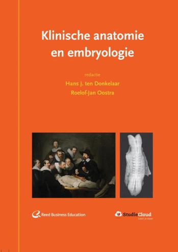 9789035238046 - Klinische anatomie en embryologie