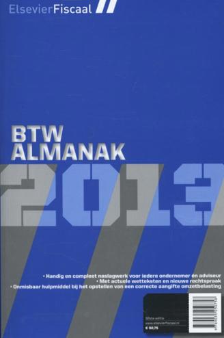 9789035250758 - Elsevier btw almanak 2013
