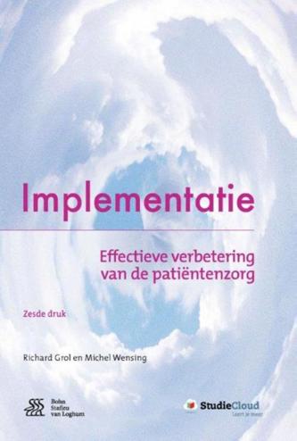 9789036810760 - Implementatie effectieve verbetering in de patiëntenzorg