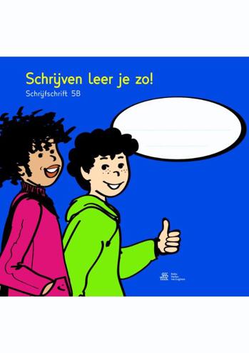 9789036811460 - Schrijven leer je zo! Schrijfschrift 5B - 5 stuks