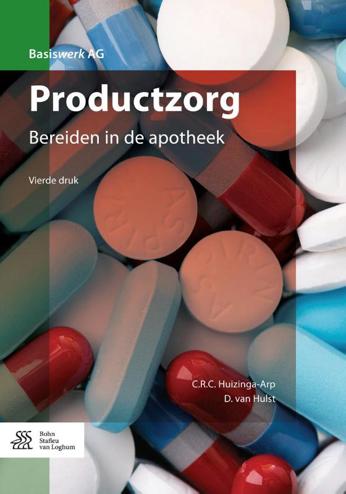 9789036811729 - Basiswerk ag Productzorg bereiden in de apotheek