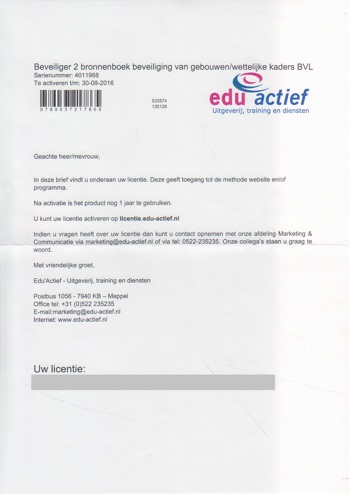 9789037217865 - (ECK) InORDE Beveiliger -bronnenboeken (digitale editie)