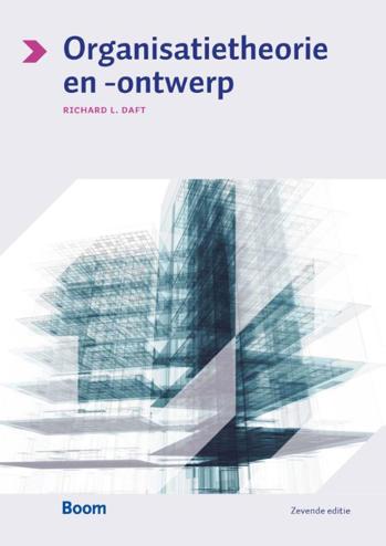 9789039519820 - Organisatietheorie en -ontwerp