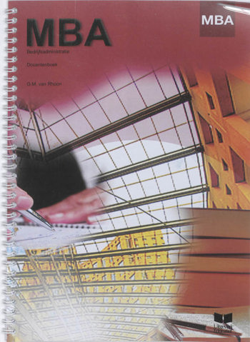 9789041508041 - MBA Bedrijfsadministratie - docentenboek