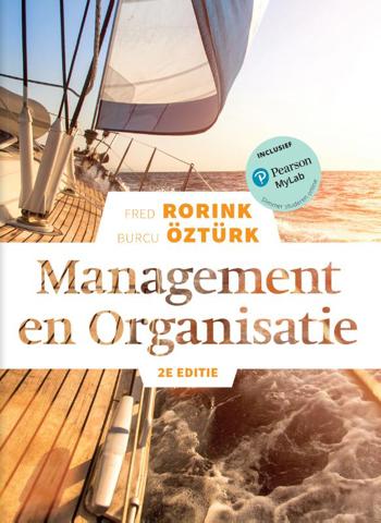 9789043036436 - Management en organisatie met MyLab NL toegangscode
