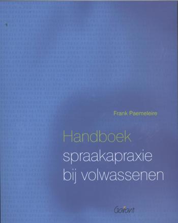 9789044129151 - Handboek spraakapraxie bij volwassenen