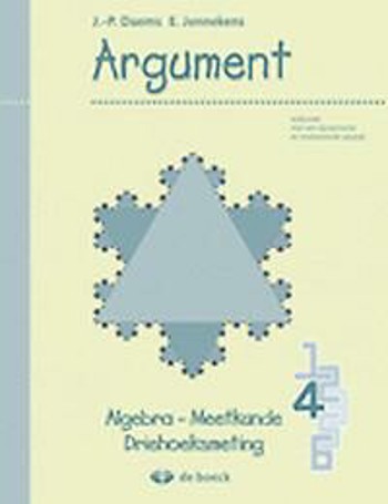 9789045506616 - Argument 4 algebra meetkunde driehoeksmeting (4u) leerboek