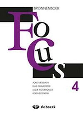 9789045539898 - Focus 4 aso bronnenboek