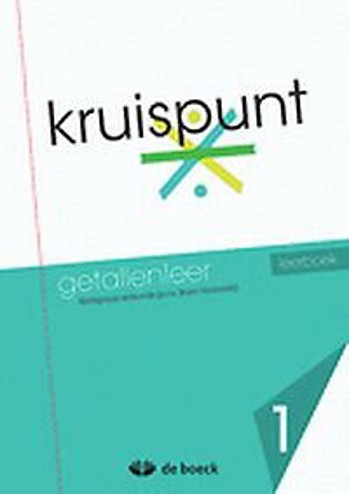 9789045548562 - Kruispunt 1 getallenleer (VO) leerboek