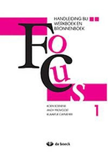 9789045552538 - Focus 1 handleiding bij leerboek en werkboek (+ dvd + cd)